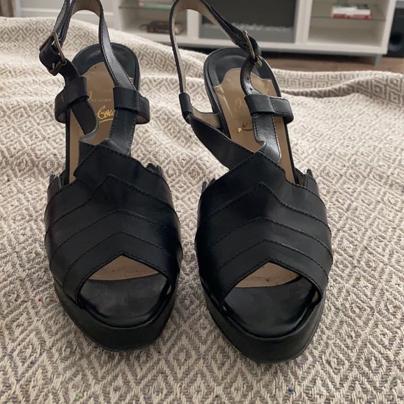 RARE Louboutin CITY GIRL black 38 - Picture 2 of 9